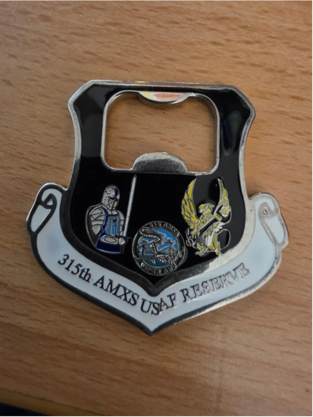 315th AMXS Charleston Bottle Opener Challenge Coin